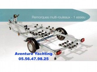 slider 0 REMORQUE BATEAU OCEANE O091S-55 CU 630Kg PTAC 900Kg